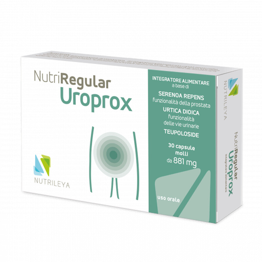 NutriRegular Uroprox 835 mg, 30 cápsulas, Nutrileya