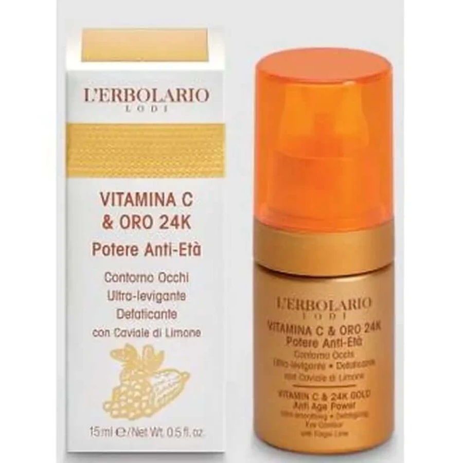 L'Erbolario Vitamin C Gold Eye Contour 15Ml