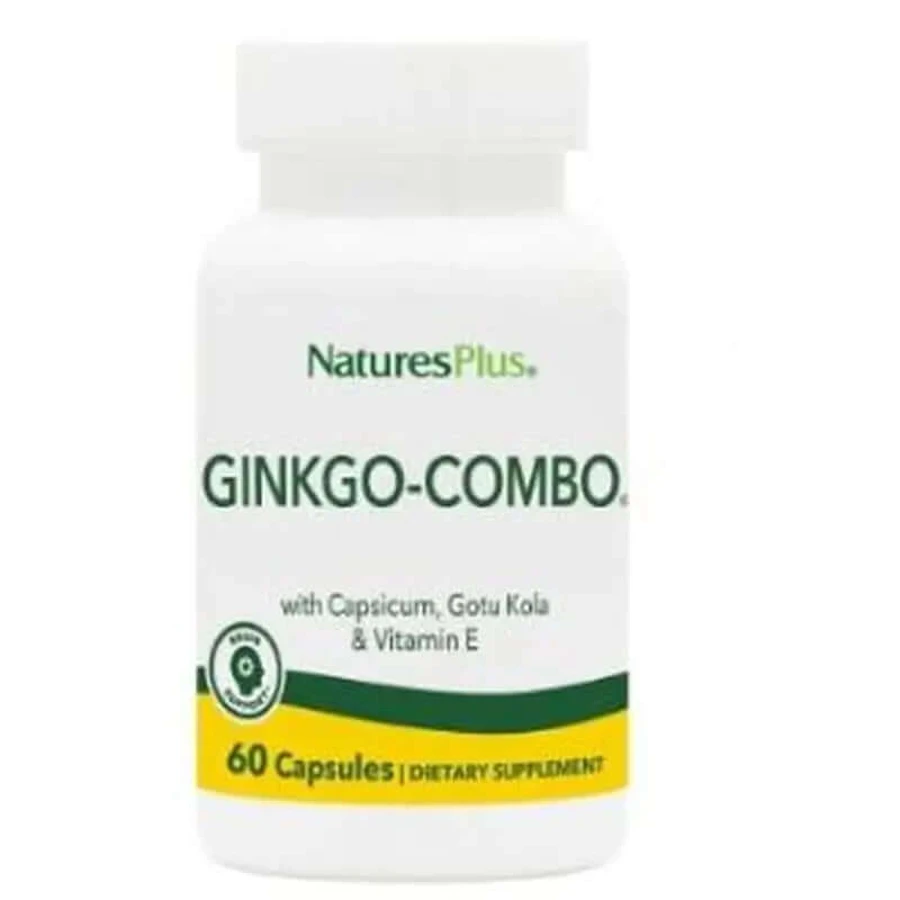 Natures Plus Ginkgo-Combo, 60 Capsule