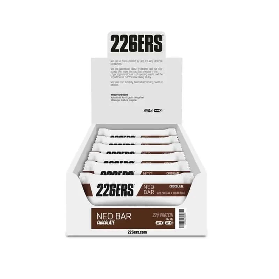 226Ers Neo Bar Protein - Barretta proteica Neo Bar Protein - Barretta proteica al cioccolato fondente, 24x50 grammi