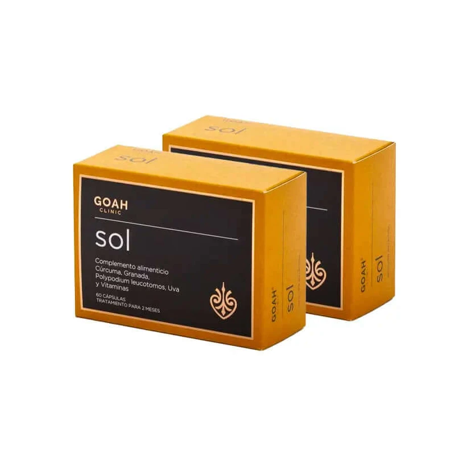 Goah Clinic Sol 120 capsule + Cadou de sac de toaletă din iută naturală