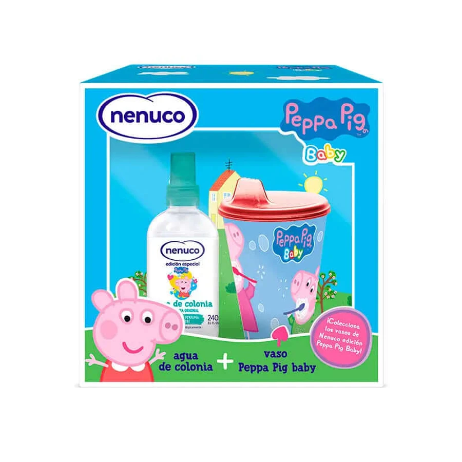 Nenuco Peppa Pig Eau de Toilette, 240 ml + Bicchiere regalo
