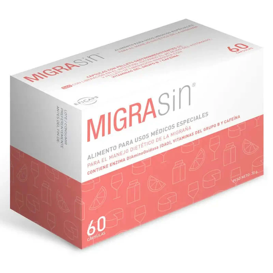 Migrasin avec pastilles gastro-résistantes 60 gélules