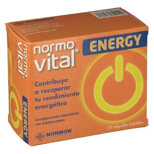 Normovital Energy Vitamines C et B3, 20 Ampoules