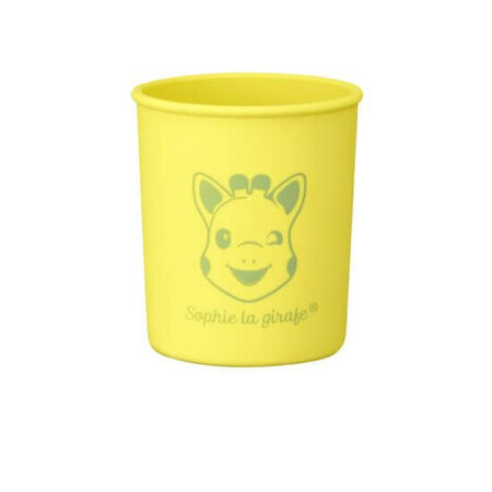 Vaso de silicona Jirafa Sophie, Amarillo, Vulli