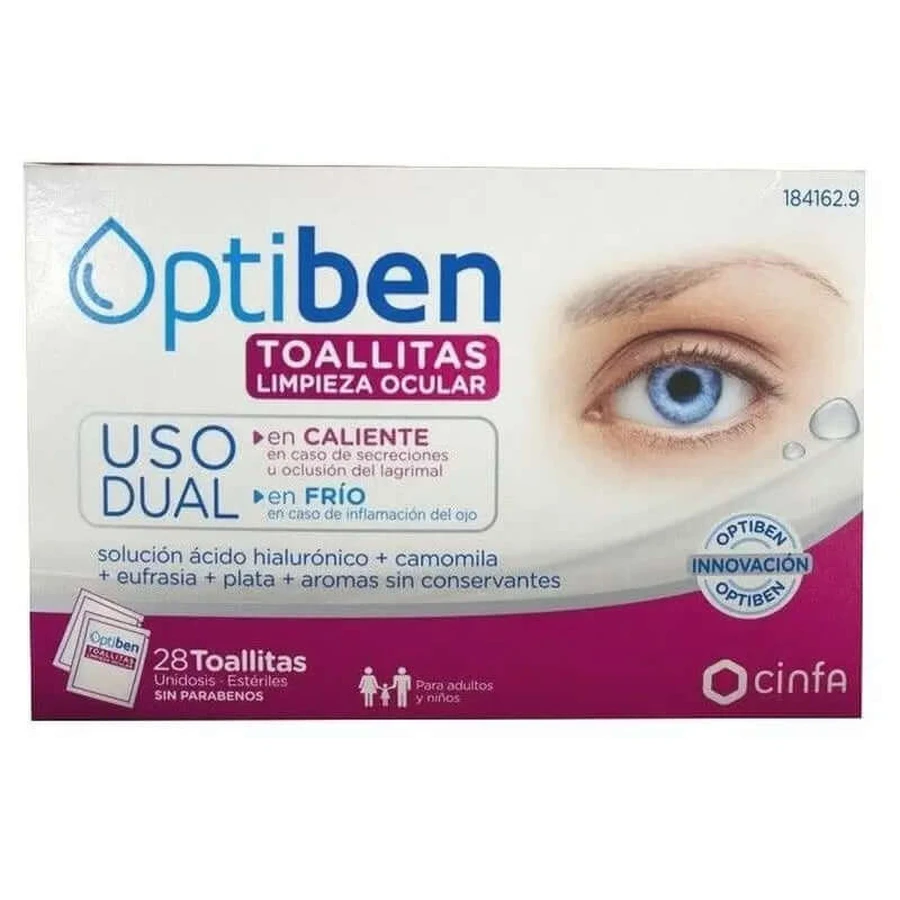 Optiben Dual Use Tücher, 28 Einheiten
