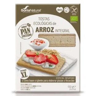 Soria Natural Brown Rice Toast 132Gr. Bio Sg Vegan