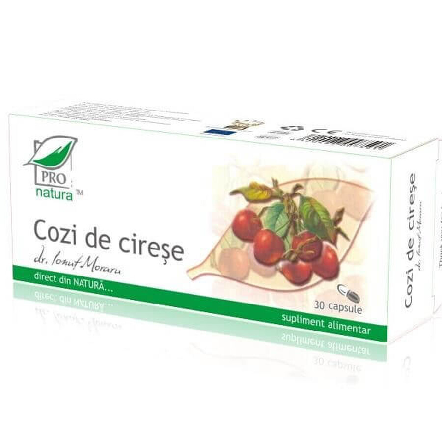 Cozi de cirese, 30 capsule, Pro Natura