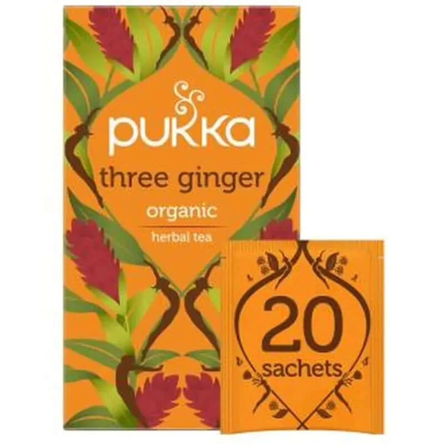 Pukka Three Ginger Infusion 20Ud. Bio