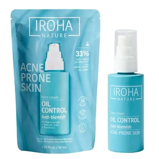 Iroha Nature Oily Skin Anti-Imperfection Sebum Regulating Cream, 50 ml