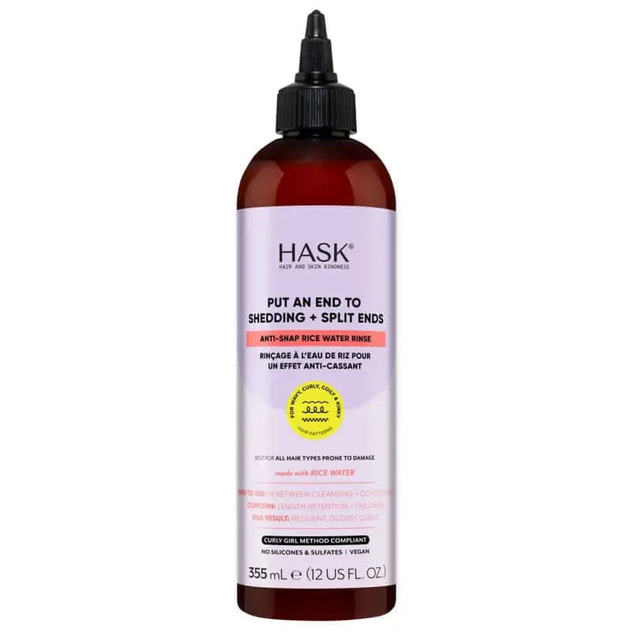 Hask Anti Hair Loss Solution cu textură de apă de orez , 355 ml