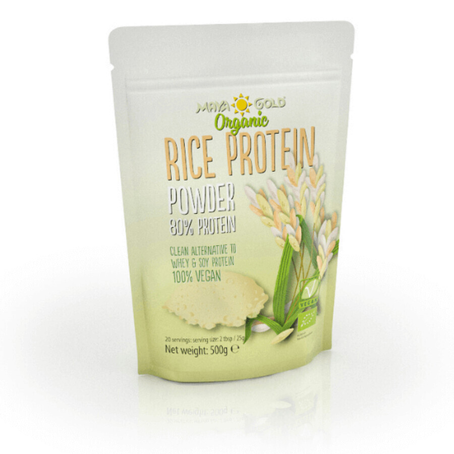 Bio-Reisproteinpulver, 500 g, Maya Gold