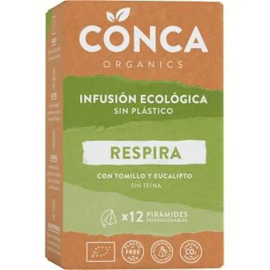 Conca Organics Breathe Infusion 12Pyramids. Eco