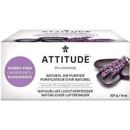 Purificador de aire con aceites esenciales de lavanda y eucalipto, 227 g, Attitude