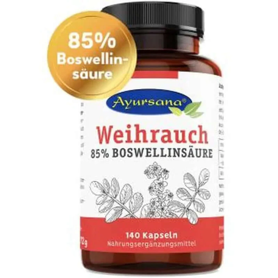 Ayursana Boswellia 85%+Traubenkernöl 140Cap
