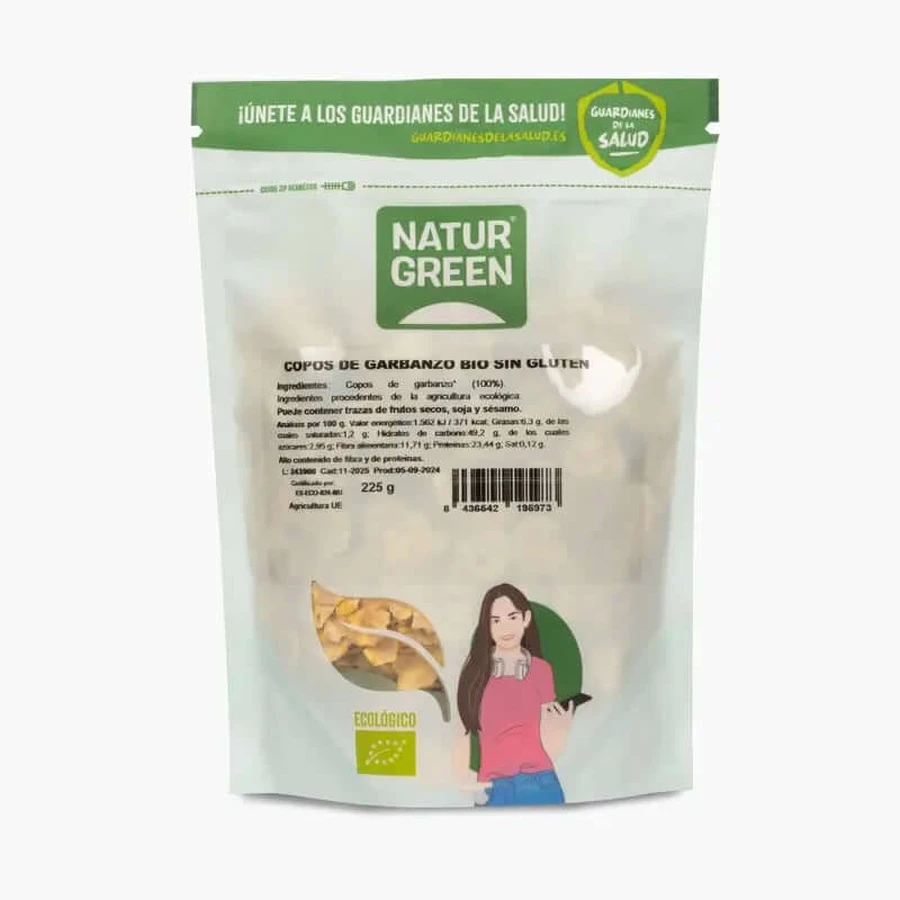 Naturgreen Bio-Kichererbsen-Snacks, 225 g