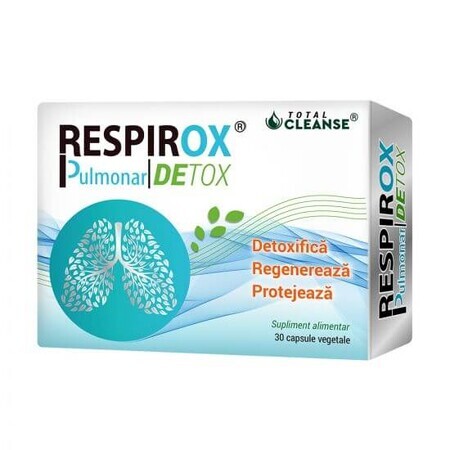 Respirox Pulmonary Detox Total Cleanse, 30 cápsulas, Cosmo Pharm