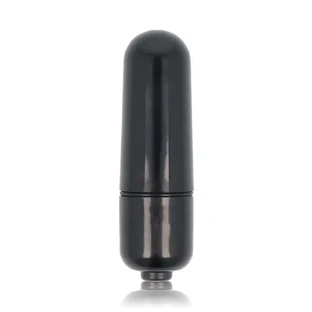 Bullet vibrator mic lucios negru