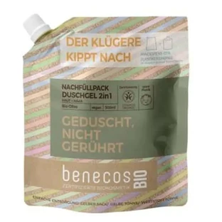 Benecos Olive 2 în 1 Gel de baie reîncărcare 500Ml. Bio Vegan