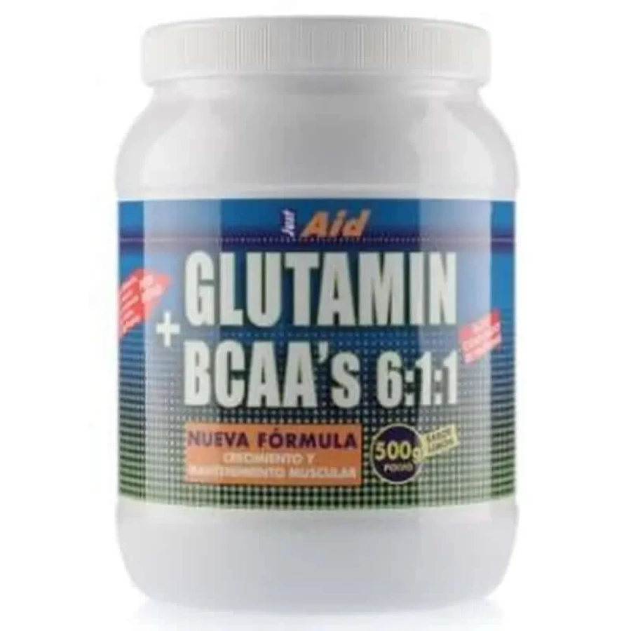 Just Aid Glutamin + Bcaa Lemon Flavor 500Gr: ceny i cechy