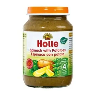 Holle Spinazie met Aardappel 4 Maanden 190Gr. Demete
