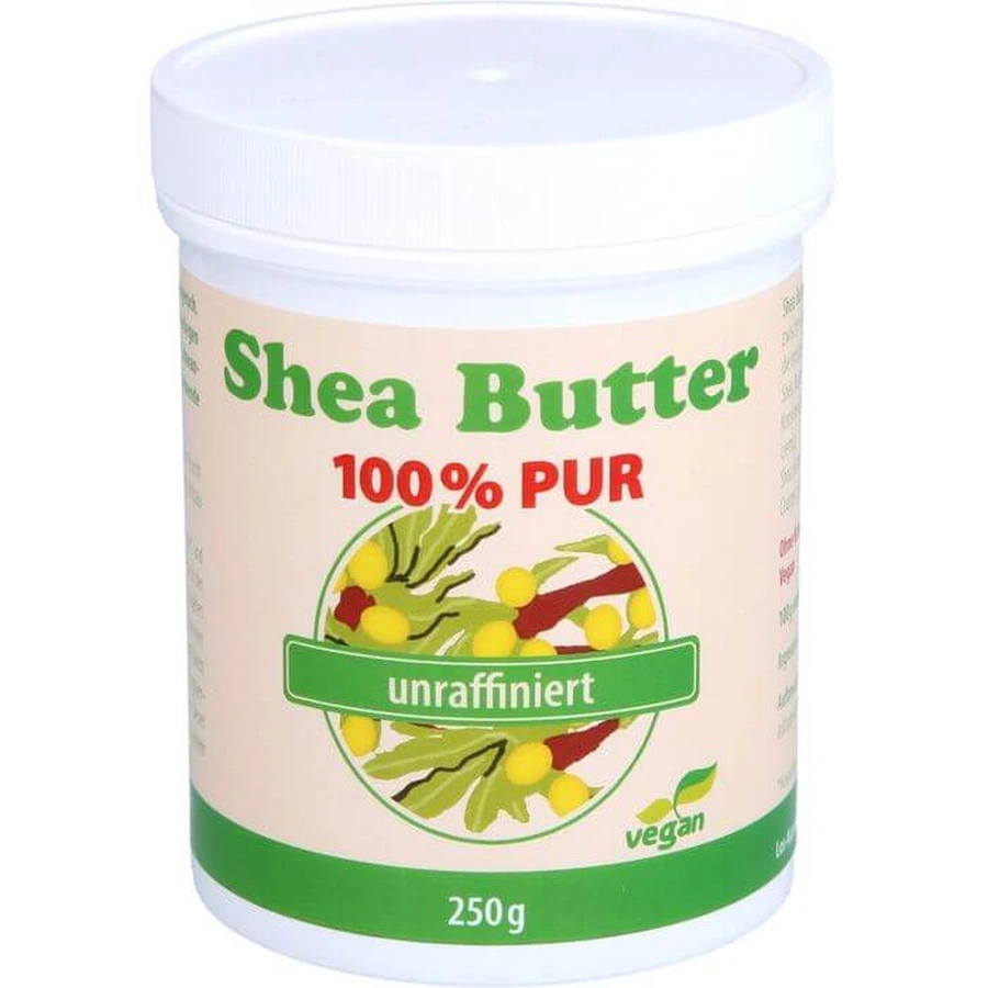 SHEABUTTER non raffinato puro al 100% 250 g