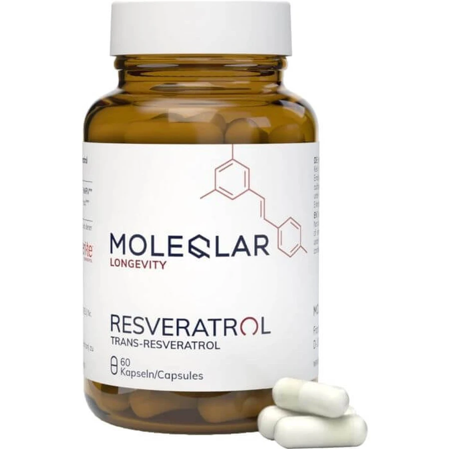 MOLEQLAR Resveratrol Trans-Resveratrol Capsule 60 Capsule