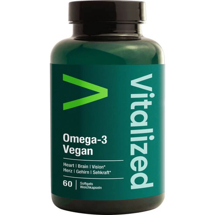 VITALIZED Omega-3 vegan 900 mg Weichkapseln 60 St.