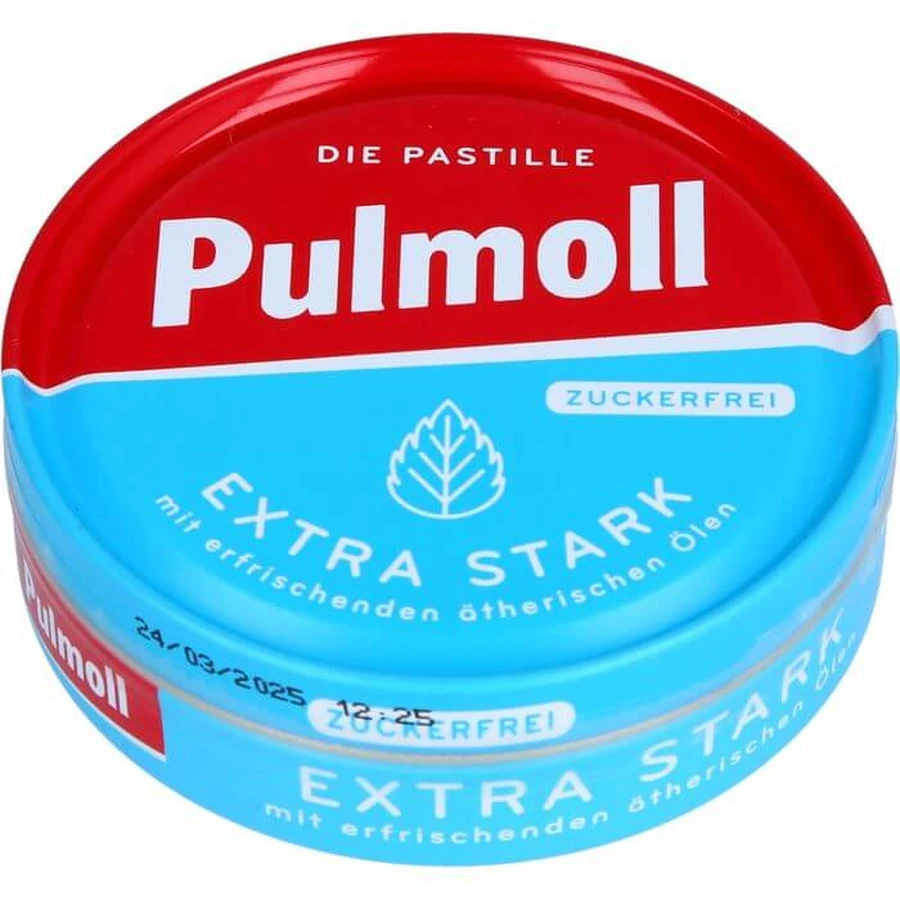 PULMOLL Bonbons extra forts sans sucre 50 g
