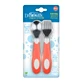 Juego de cuchara y tenedor Soft Grip +12 meses, Rojo, Dr Brown`s
