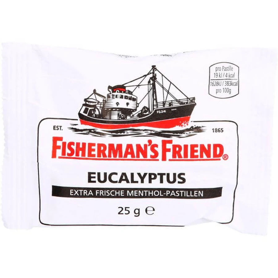 FISHERMANS FRIEND Eucalyptus met suikerpastilles 25 g