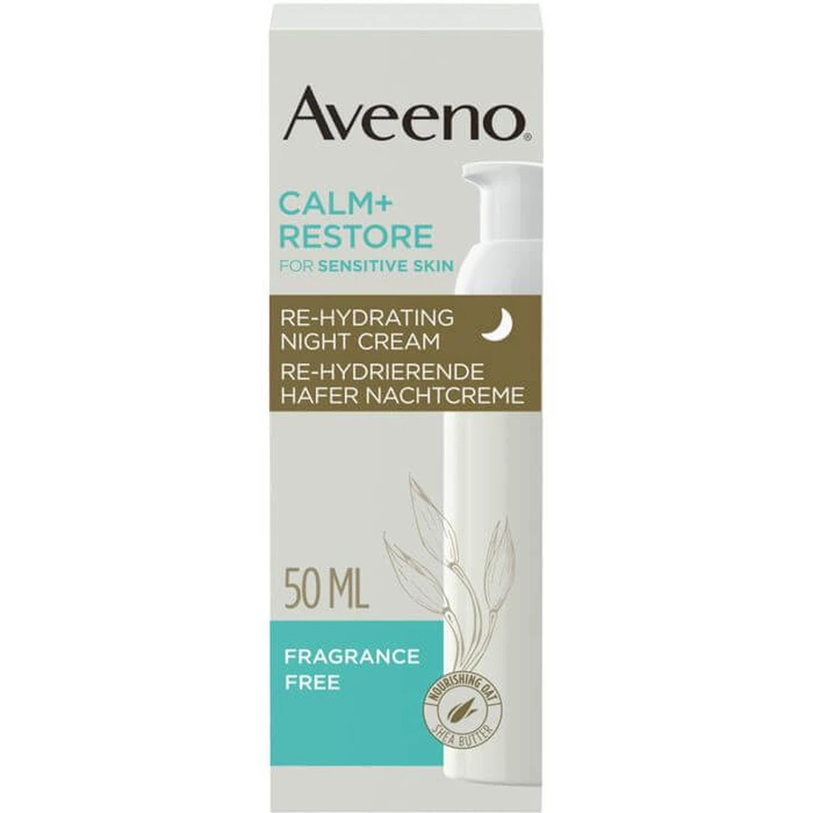 AVEENO Calm+ Restore Crema Notte Idratante all'Avena 50 ml