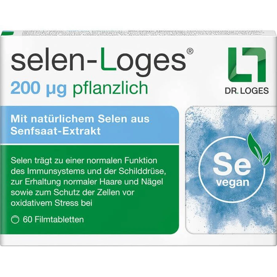 SELEN-LOGES 200 µg comprimate filmate pe bază de plante 60 buc.
