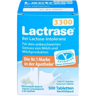 LACTRASE 3.300 FCC Comprimidos i.Klicksp.Refillp. 500 unid.