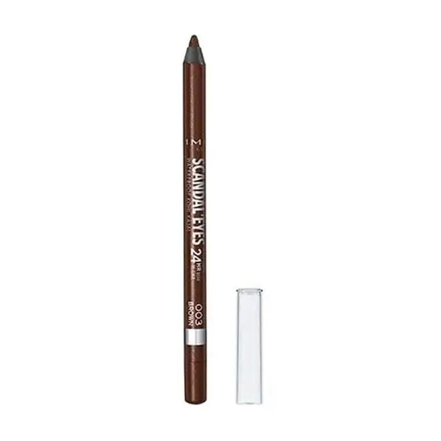 Rimmel Matita Scandal Eyes Waterproof Colore 003 Marrone, 13g