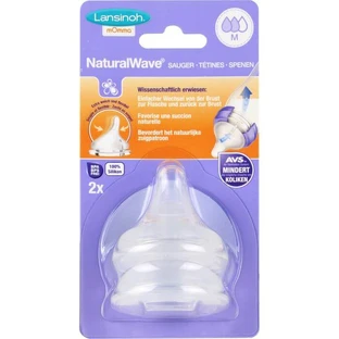 LANSINOH NaturalWave tetină M 2 buc.