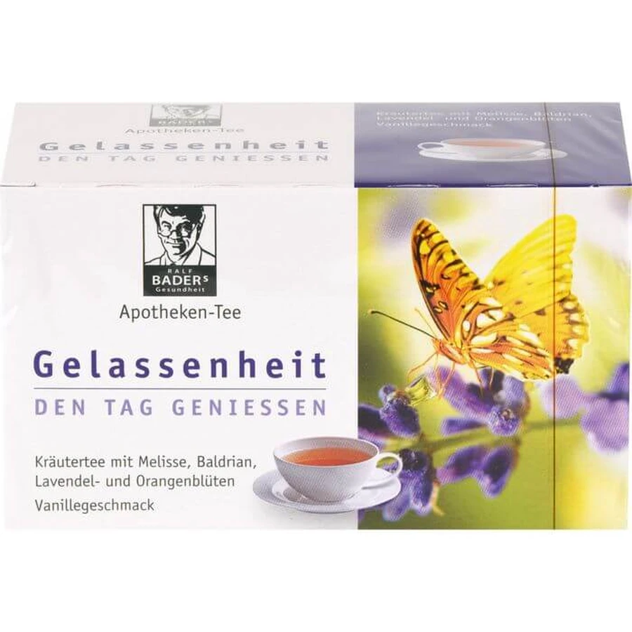 BADERS Apotheken Tee Gelassenheit bolsas de filtro 20 uds.