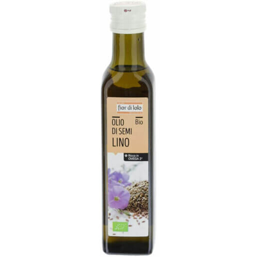 Olio Semi Lino Bio Fior Di Loto 250ml