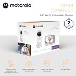 Digitale videomonitor + Wi-Fi VM44 Connect, Motorola