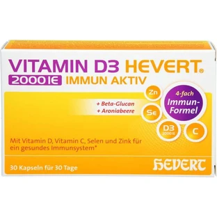 VITAMINA D3 HEVERT 2000 U.I. Capsule imune active 30 Capsule