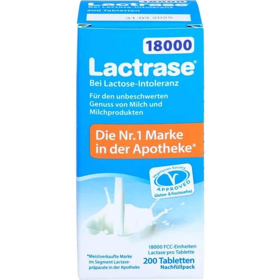 LACTRASE 18.000 FCC tabletki podzielne uzupełnienie p. 200 szt.: ceny i cechy