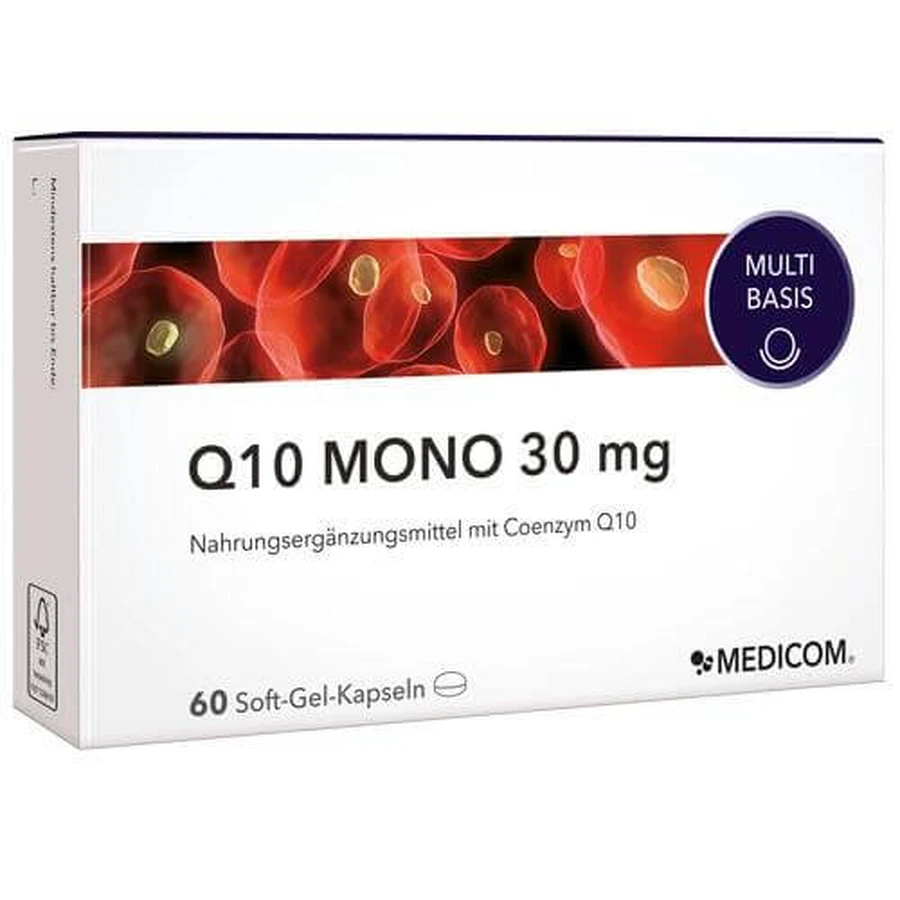 Q10 MONO 30 mg zachte capsules 60 stuks.