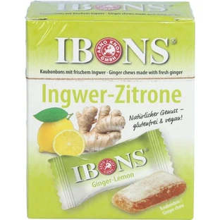 IBONS Scatola di caramelle gommose allo zenzero e limone 60 g