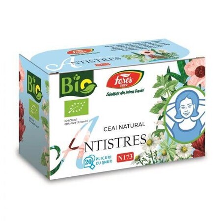 Tè ecologico antistress N173, 20 bustine, Fares