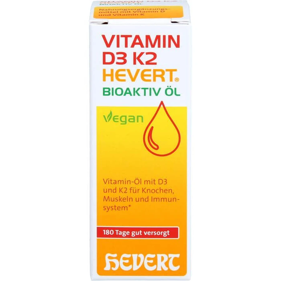 WITAMINA D3 K2 Hevert Bioactive Oil 20 ml: ceny i cechy
