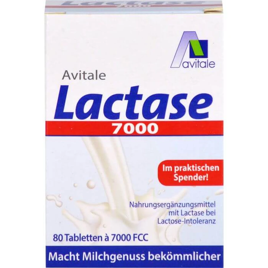 LACTASA 7.000 comprimidos FCC en dispensador 80 uds.