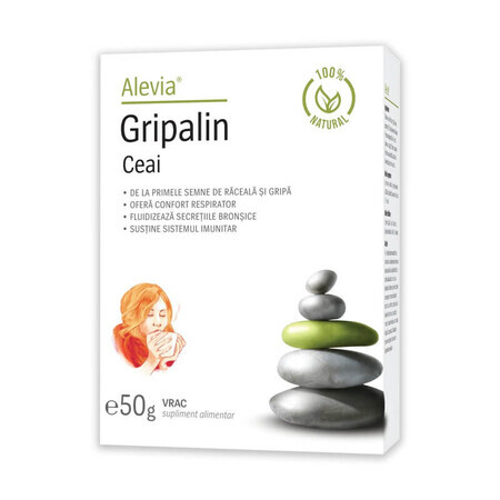 Gripalin Té Natural x 50 g, Alevia 