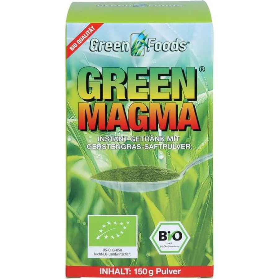 GREEN MAGMA Extrait d'herbe d'orge en poudre 150 g
