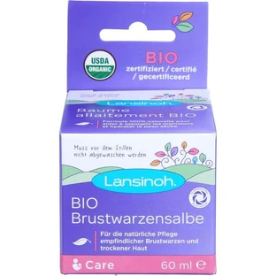 LANSINOH Unguent organic pentru mameloane 60 ml