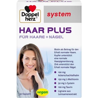 DOPPELHERZ Hair Plus kapsułki systemowe 30 kapsułek